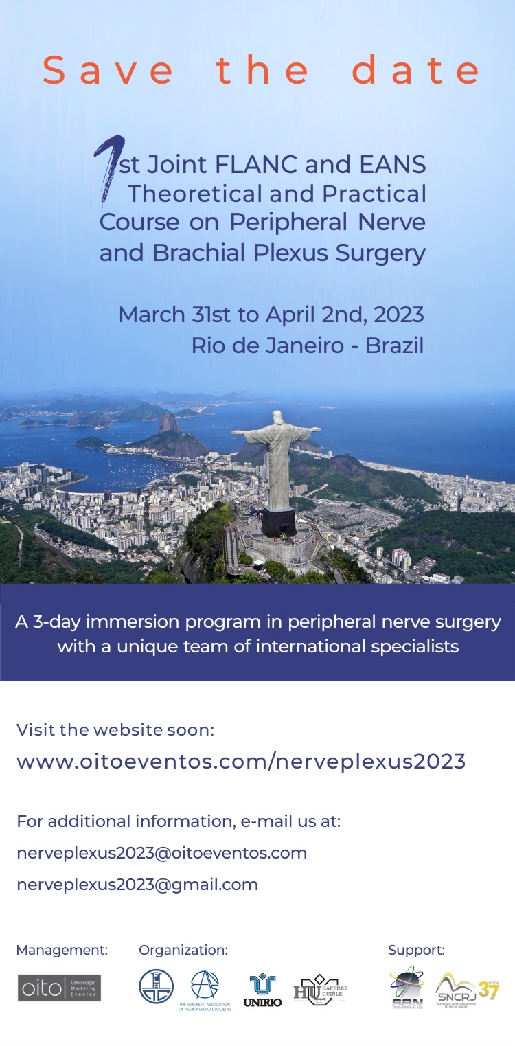 1st FLANC and EANS course on peripheral nerve and brachial plexus surgery