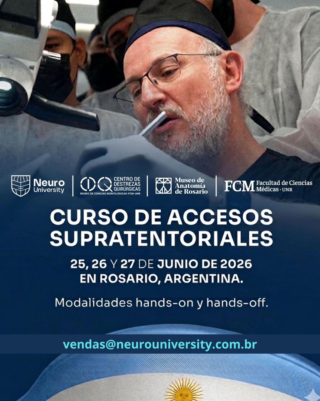 Cursos de accesos supratentoriales