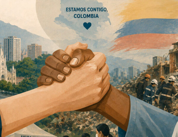 Solidaridad con Colombia tras el terremoto